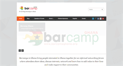 Desktop Screenshot of barcampghana.org