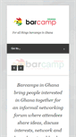 Mobile Screenshot of barcampghana.org